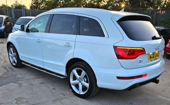 Audi Q7 3.0L TFSI- S LINE - 7 SEATER-ULEZ/CAZ PASS-FREE 18MONTHS GOLD WA