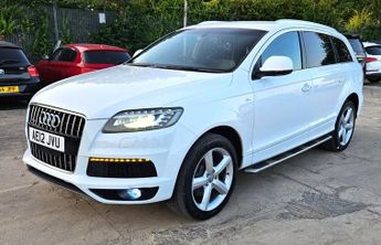 Audi Q7 3.0L TFSI- S LINE - 7 SEATER-ULEZ/CAZ PASS-FREE 18MONTHS GOLD WA