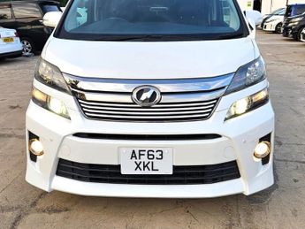 Toyota Vellfire 3.5L-V6-GOLDEN EYES-UPGRADED CAR-ULEZ/CAZ PASS-FREE 42MONTHS GOL