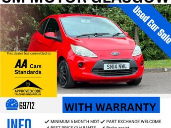 Ford Ka 1.2 Edge Hatchback 3dr Petrol Manual Euro 6 (s/s) (69 ps)