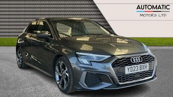 Audi A3 1.0 TFSI 30 S line Sportback 5dr Petrol S Tronic Euro 6 (s/s) (1