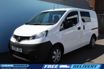 Nissan NV200 1.5 dCi Acenta Panel Van 6dr Diesel Manual 5 SEAT CREW VAN REAR 