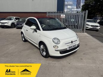 Fiat 500 1.2 Lounge Convertible 2dr Petrol Manual Euro 6 (s/s) (69 bhp)