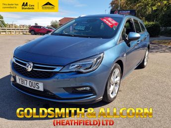 Vauxhall Astra 1.4i Turbo SRi Sports Tourer 5dr Petrol Manual Euro 6 (150 ps)+L