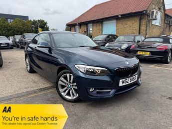 BMW 2 Series 1.5 218i Sport Coupe 2dr Petrol Auto Euro 6 (s/s) (136 ps)