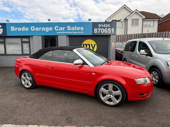 Audi A4 Cabriolet 1.8T S line Convertible 2dr Petrol Manual (206 g/km, 161 bhp)