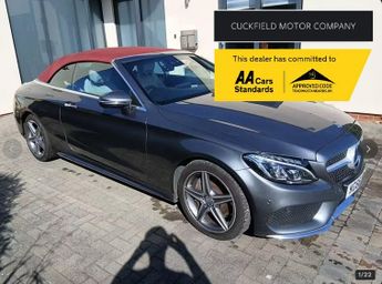 Mercedes C Class 2.0 C300 AMG Line (Premium Plus) Cabriolet 2dr Petrol G-Tronic+ 