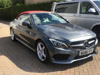 Mercedes-Benz C Class 2.0 C300 AMG Line (Premium Plus) Cabriolet 2dr Petrol G-Tronic+ 