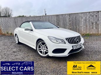 Mercedes E Class 2.1 E250 CDI AMG Sport Cabriolet 2dr Diesel G-Tronic+ Euro 5 (s/