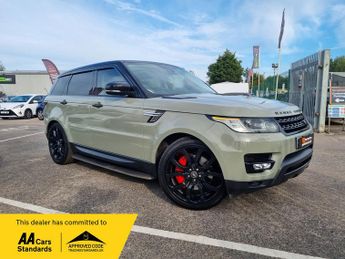 Land Rover Range Rover Sport 3.0 SD V6 HSE SUV 5dr Diesel Auto - MILITARY GREEN WRAP -