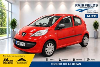 Peugeot 107 1.0 12V Urban Hatchback 5dr Petrol 2 Tronic Euro 4 (68 ps)