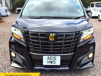 Toyota Alphard 2.5S-PETROL-ULEZ/CAZ PASS-FREE 48MONTHS GOLD WARRANTY & 12MONTHS