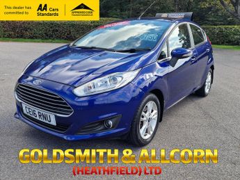 Ford Fiesta 1.25 Zetec Hatchback 5dr Petrol Manual Euro 6 (82 ps)+LOW MILEAG