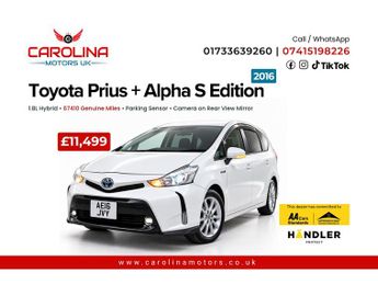 Toyota Prius 1.8L HYBRID - 7 SEATER-ULEZ/CAZ PASS-FREE 24MONTHS GOLD WARRANTY