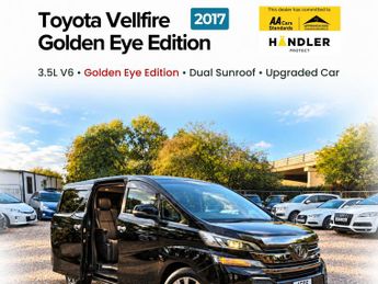 Toyota Vellfire 3.5L PETROL-30 SERIES-GOLDEN EYES EDITION-ULEZ/CAZ PASS-FREE 40M