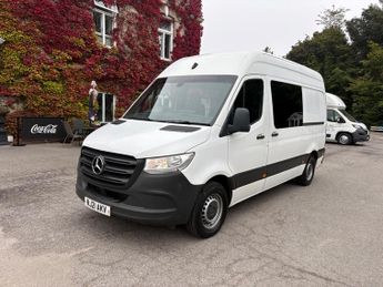 Mercedes Sprinter 2.0 315 progressive L2H2 Euro 6  9 seats crew van