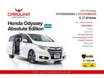 Honda Odyssey ABSOLUTE EDITION-2.4L PETROL-AUTOMATIC-7 SEATS FAMILY CAR-ULEZ/C