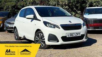 Peugeot 108 1.0 Active Hatchback 5dr Petrol Manual Euro 6 (68 ps)