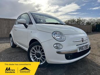 Fiat 500 1.2 Lounge Convertible 2dr Petrol Auto Euro 5 (69 bhp)