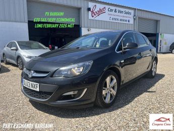 Vauxhall Astra 1.7 CDTi ecoFLEX SRi Hatchback 5dr Diesel Manual Euro 5 (s/s) (1