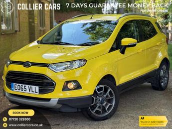 Ford EcoSport 1.0T EcoBoost Titanium SUV 5dr Petrol Manual 2WD Euro 5 (s/s) (1