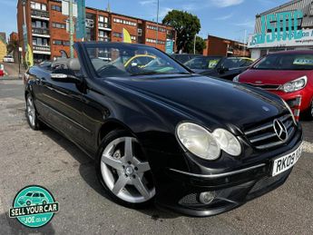 Mercedes CLK 1.8 CLK200 Kompressor Sport Cabriolet 2dr Petrol Automatic (214 