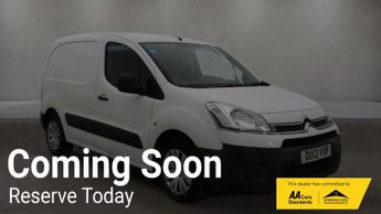 Citroen Berlingo 1.6 HDi 625 LX Panel Van 5dr Diesel Manual L1 (Euro 5) (138 g/km