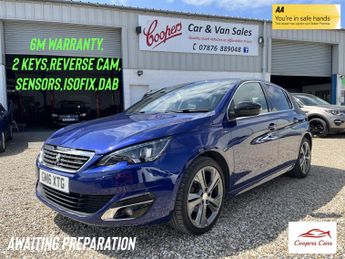 Peugeot 308 1.2 PureTech GT Line Hatchback 5dr Petrol Manual Euro 6 (s/s) (1