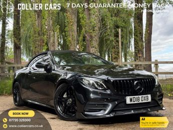 Mercedes E Class 2.0 E220d AMG Line (Premium) Cabriolet 2dr Diesel G-Tronic+ Euro