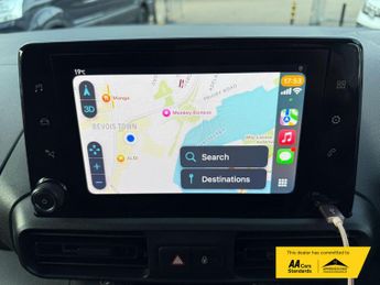 Vauxhall Combo Electric 2300 50kWh Sportive Panel Van 5dr Electric Auto L1 H1 (7.4kW Cha