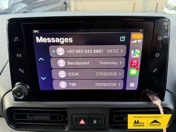 Vauxhall Combo Electric 2300 50kWh Sportive Panel Van 5dr Electric Auto L1 H1 (7.4kW Cha