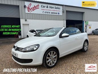 Volkswagen Golf TDi 2.0 TDI BlueMotion Tech SE Cabriolet 2dr Diesel Manual Euro 5 (s