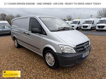 Mercedes Vito 2.1 110 CDi Panel Van 5dr Diesel Manual L1 (206 g/km, 95 bhp)