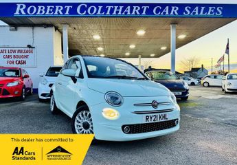Fiat 500 1.0 MHEV Lounge Hatchback 3dr Petrol Manual Euro 6 (s/s) (70 bhp
