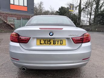 BMW 4 Series 2.0 420d Luxury Convertible 2dr Diesel Auto Euro 6 (s/s) (184 ps
