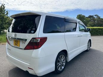 Toyota Alphard 2010 TOYOTA ALPHARD 2.4 Automatic Petrol White 5dr