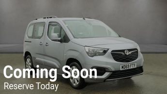 Vauxhall Combo Life 1.2 Turbo GPF Energy MPV 5dr Petrol Manual Euro 6 (s/s) (110 ps)
