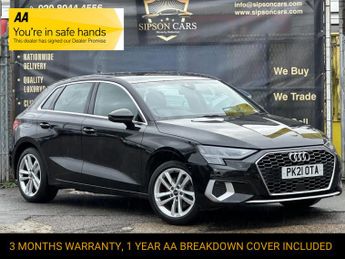 Audi A3 1.4 TFSIe 40 Sport Sportback 5dr Petrol Plug-in Hybrid S Tronic 