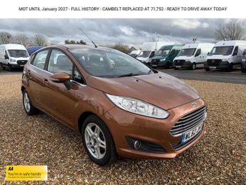 Ford Fiesta 1.0T EcoBoost Zetec Hatchback 5dr Petrol Manual Euro 5 (s/s) (10