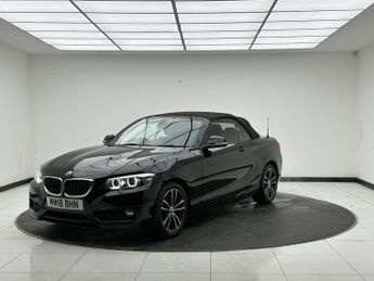 BMW 2 Series 1.5 218i Sport Convertible 2dr Petrol Auto Euro 6 (s/s) (136 ps)