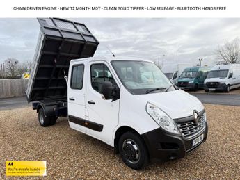 Renault Master 2.3 dCi 35 Business Tipper Double Cab 4dr Diesel Manual RWD LWB 