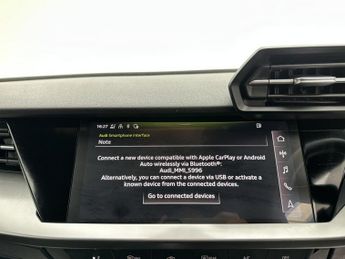 Audi A3 1.0 TFSI 30 Technik Sportback 5dr Petrol S Tronic Euro 6 (s/s) (