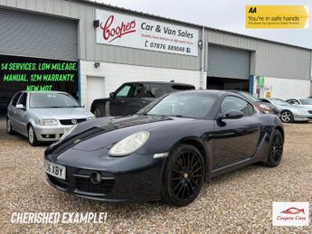 Porsche Cayman 3.4 987 S Coupe 2dr Petrol Manual (254 g/km, 295 bhp)