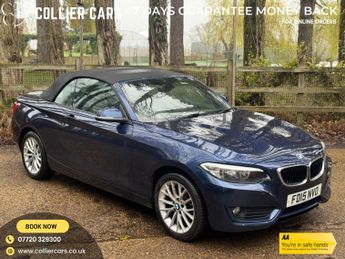 BMW 218 1.5 218i SE Convertible 2dr Petrol Manual Euro 6 (s/s) (136 ps)