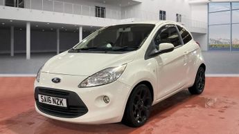 Ford Ka 1.2 Zetec White Edition Hatchback 3dr Petrol Manual Euro 6 (s/s)