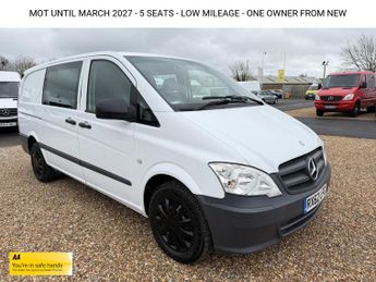 Mercedes Vito 2.1 113 CDi Dualiner Minibus 5dr Diesel Manual L1 (198 g/km, 136