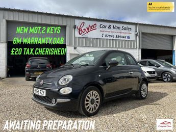 Fiat 500 1.2 Lounge Hatchback 3dr Petrol Manual Euro 6 (s/s) (69 bhp)