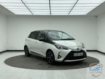 Toyota Yaris 1.5 VVT-h Blue Bi-Tone Hatchback 5dr Petrol Hybrid E-CVT Euro 6 