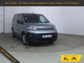 Citroen e-Berlingo 800 50kWh Driver Edition M Panel Van 5dr Electric Auto SWB (7.4k