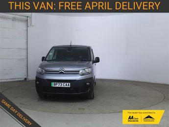 Citroen e-Berlingo 800 50kWh Driver Edition M Panel Van 5dr Electric Auto SWB (7.4k